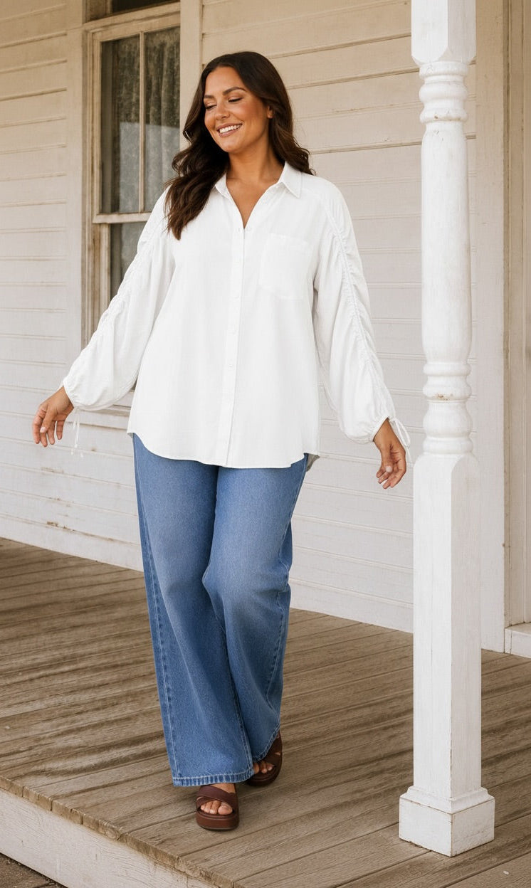 Whisper Blouse - White