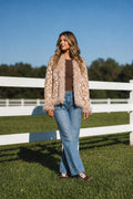 Livia Knit Coat Taupe