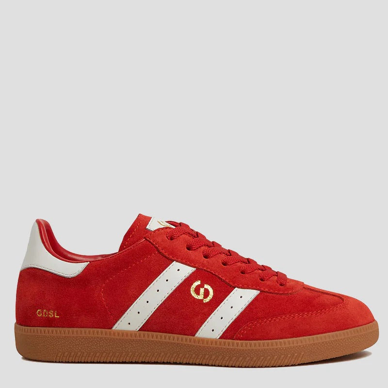 Parallel Red Suede Sneaker