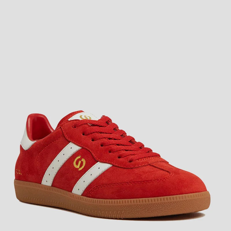 Parallel Red Suede Sneaker