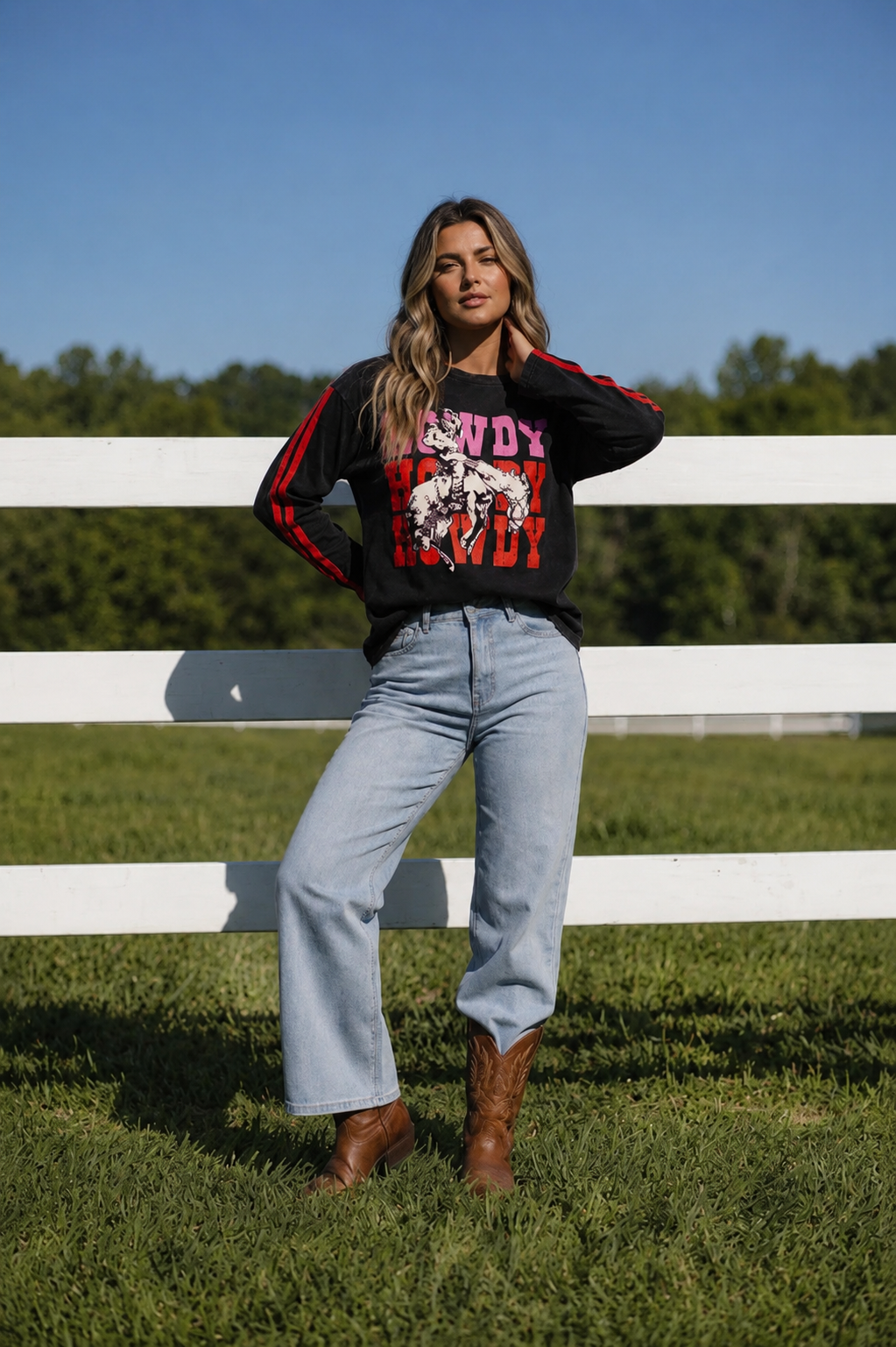 Howdy Long Sleeve Tee