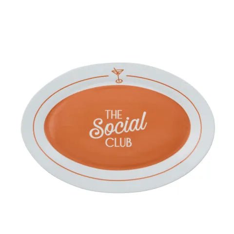 Social Oval Platter 36x24cm