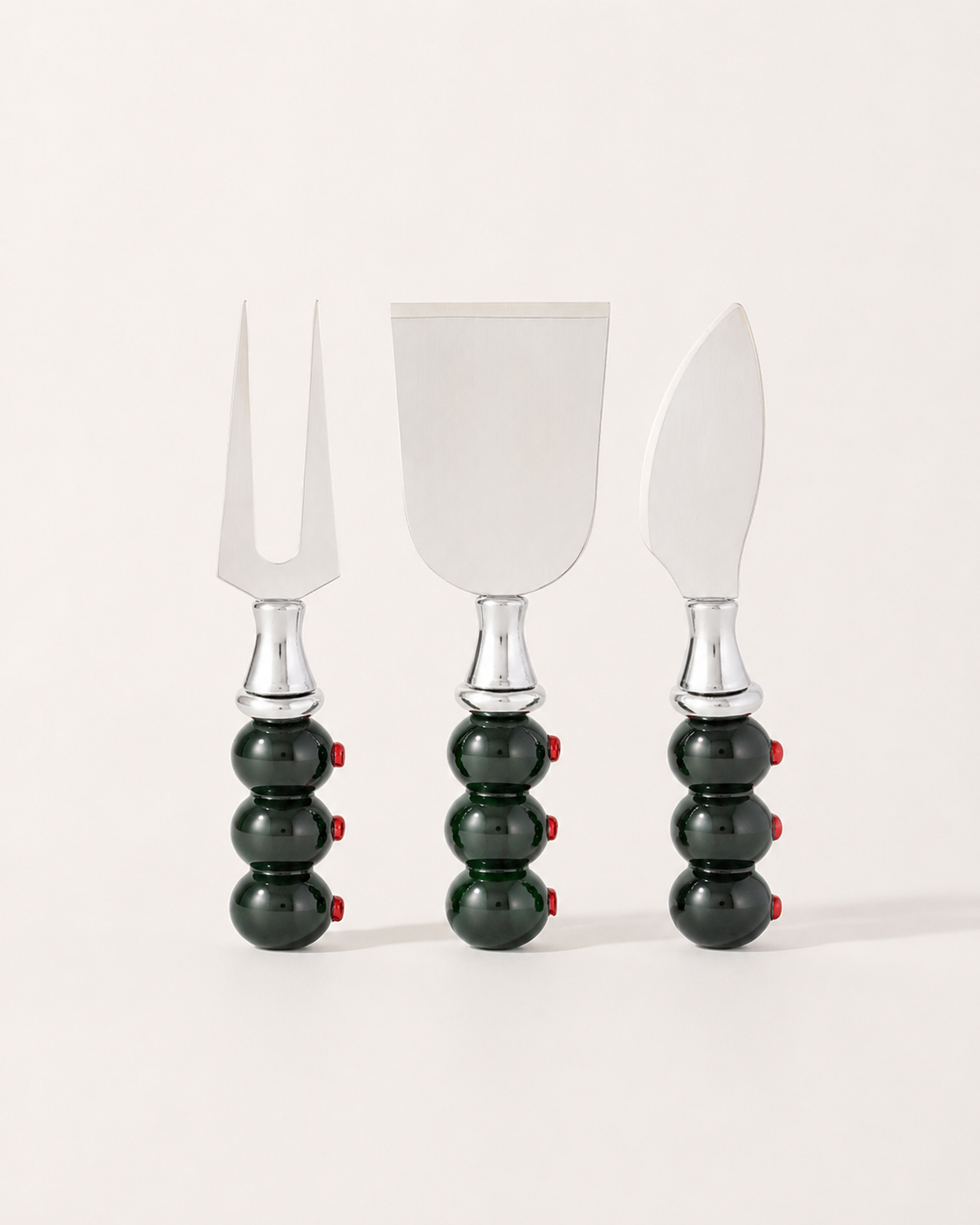 Olive Set 3 S/Steel Cheese Knives