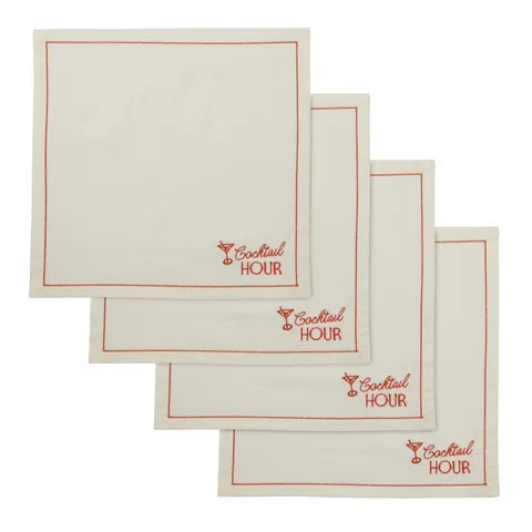 Social s/4 Cotton Napkins