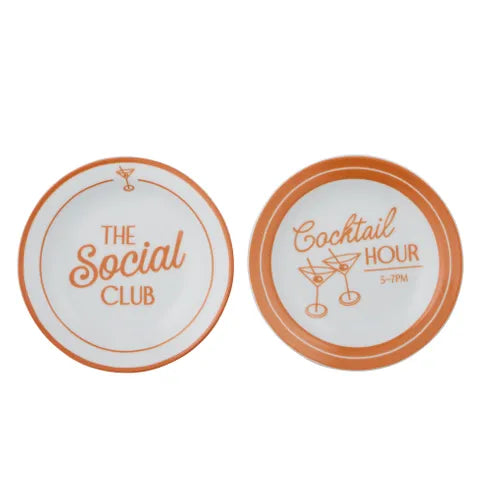Social Ceramic Plate  16cm