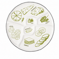 Deli Ceramic Divided Platter