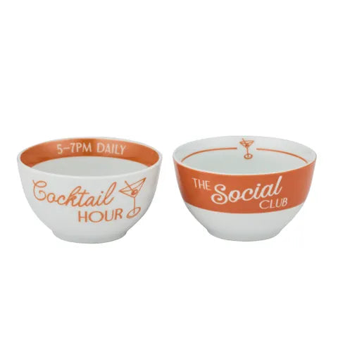 Social Ceramic Bowl 11.5x6.5cm