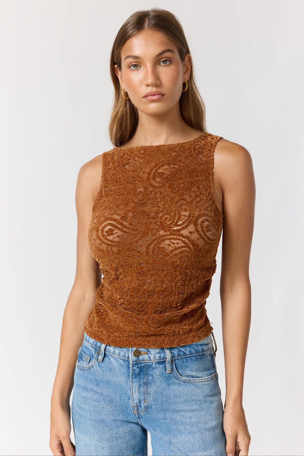 Freya Top - Tan