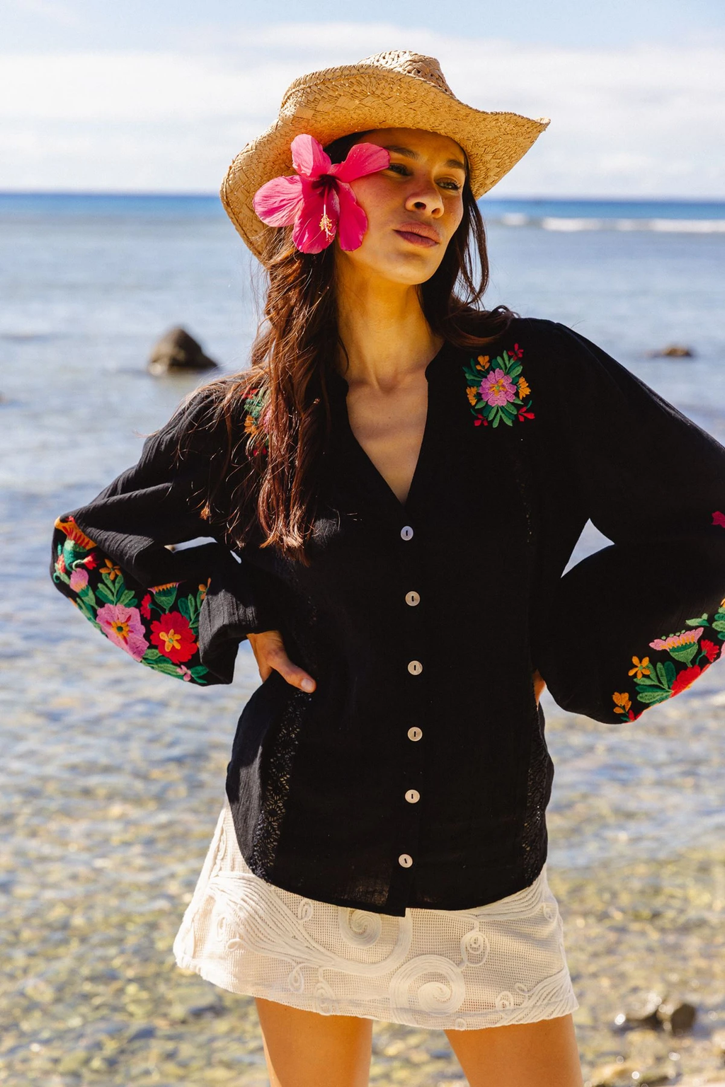 Clover Blouse - Noche