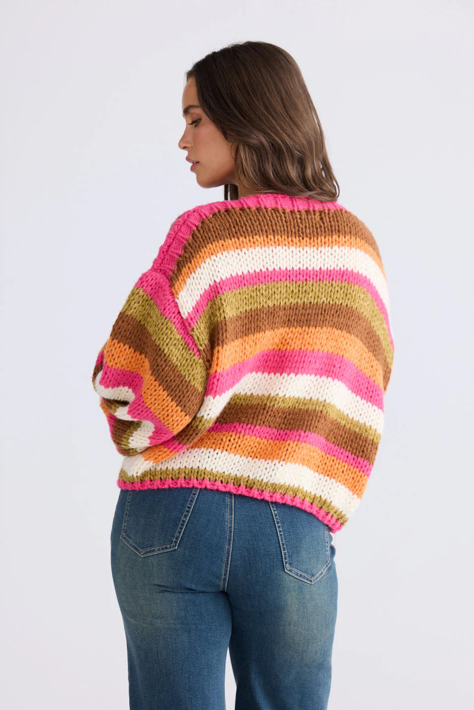 Fawn Knit - Hibiscus Stripe