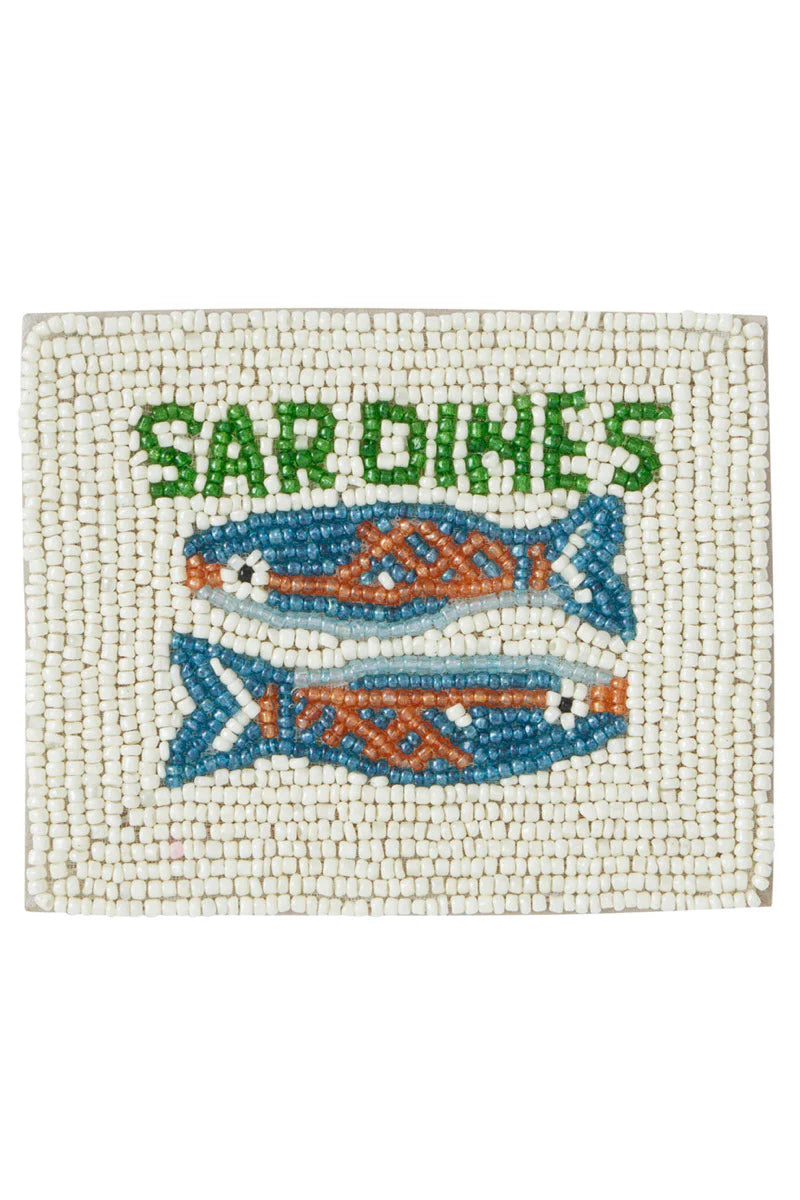 Sardine Beaded Coaster Set