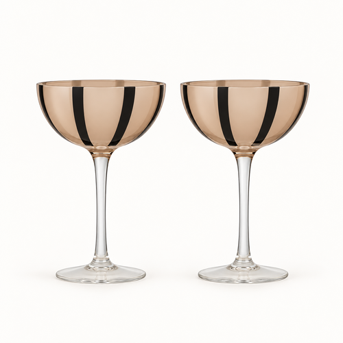 Aperitivo Set 2 Coupe Black / Nude