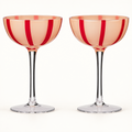 Aperitivo Set 2 Coupe Pink & Red