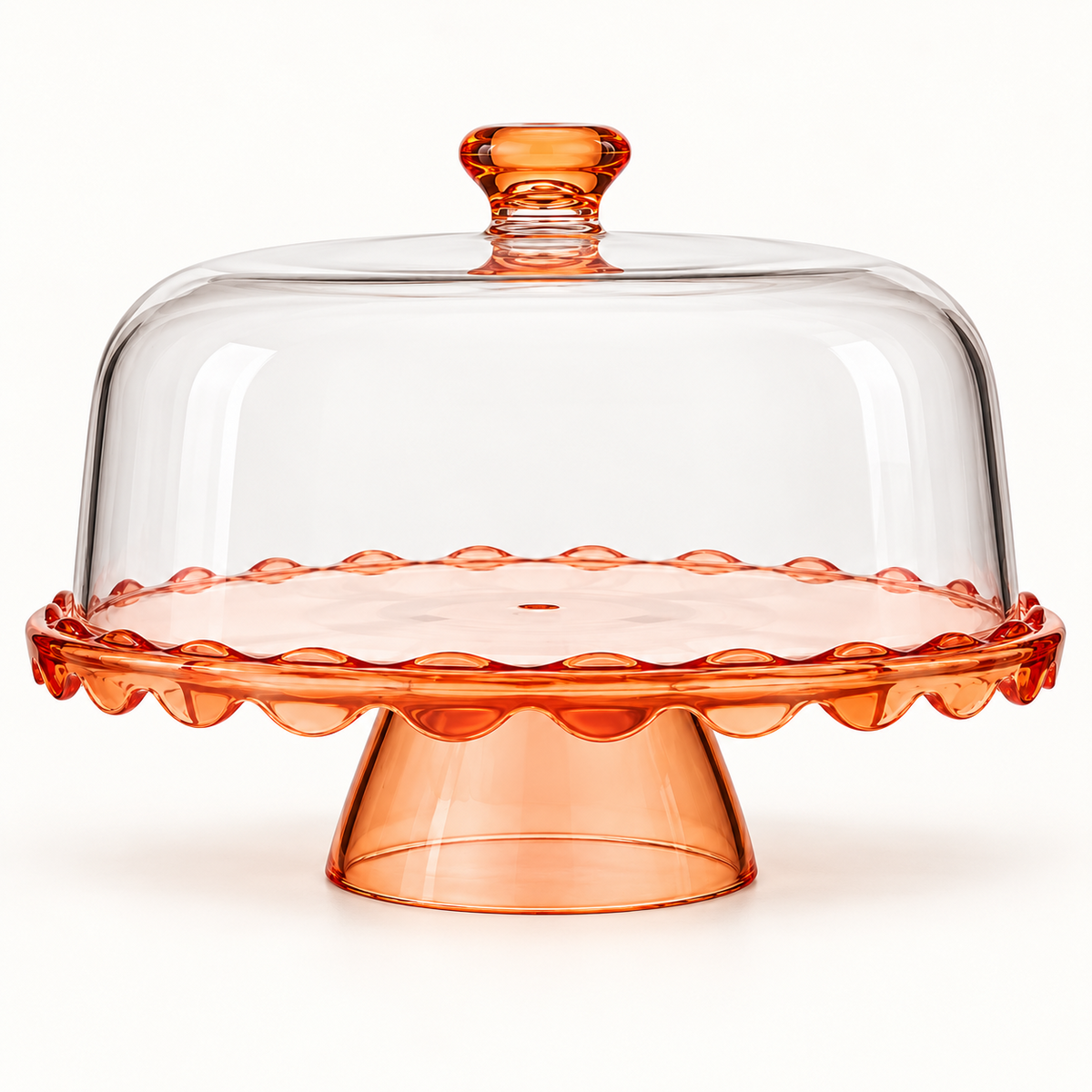 Cibo Acrylic 2 In 1 Server Peach