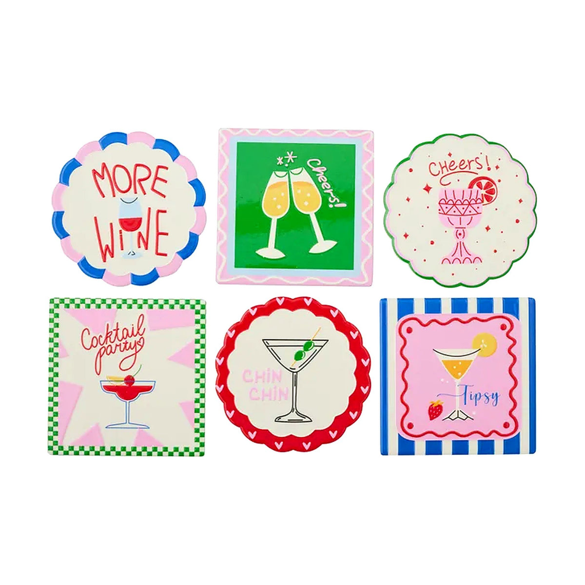 Cocktail Ceramic Coaster