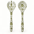 Costiera Olive Melamine Servers Set 2