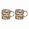 Dylan Ceramic Mug Cocoa Set 2