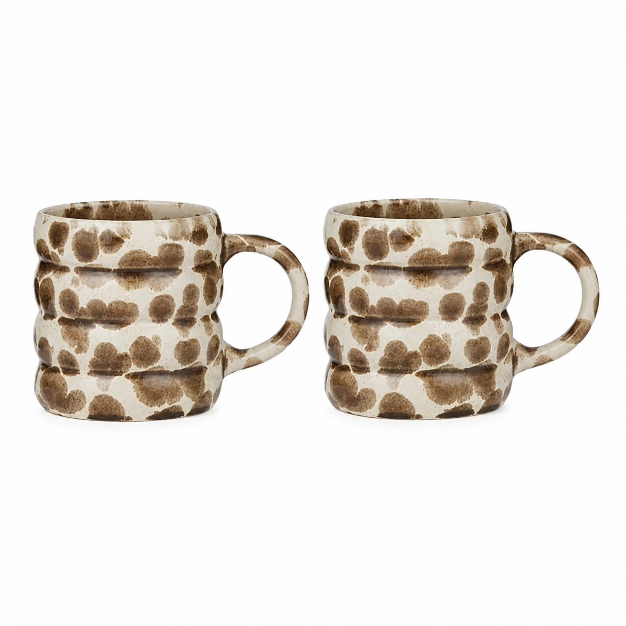 Dylan Ceramic Mug Cocoa Set 2