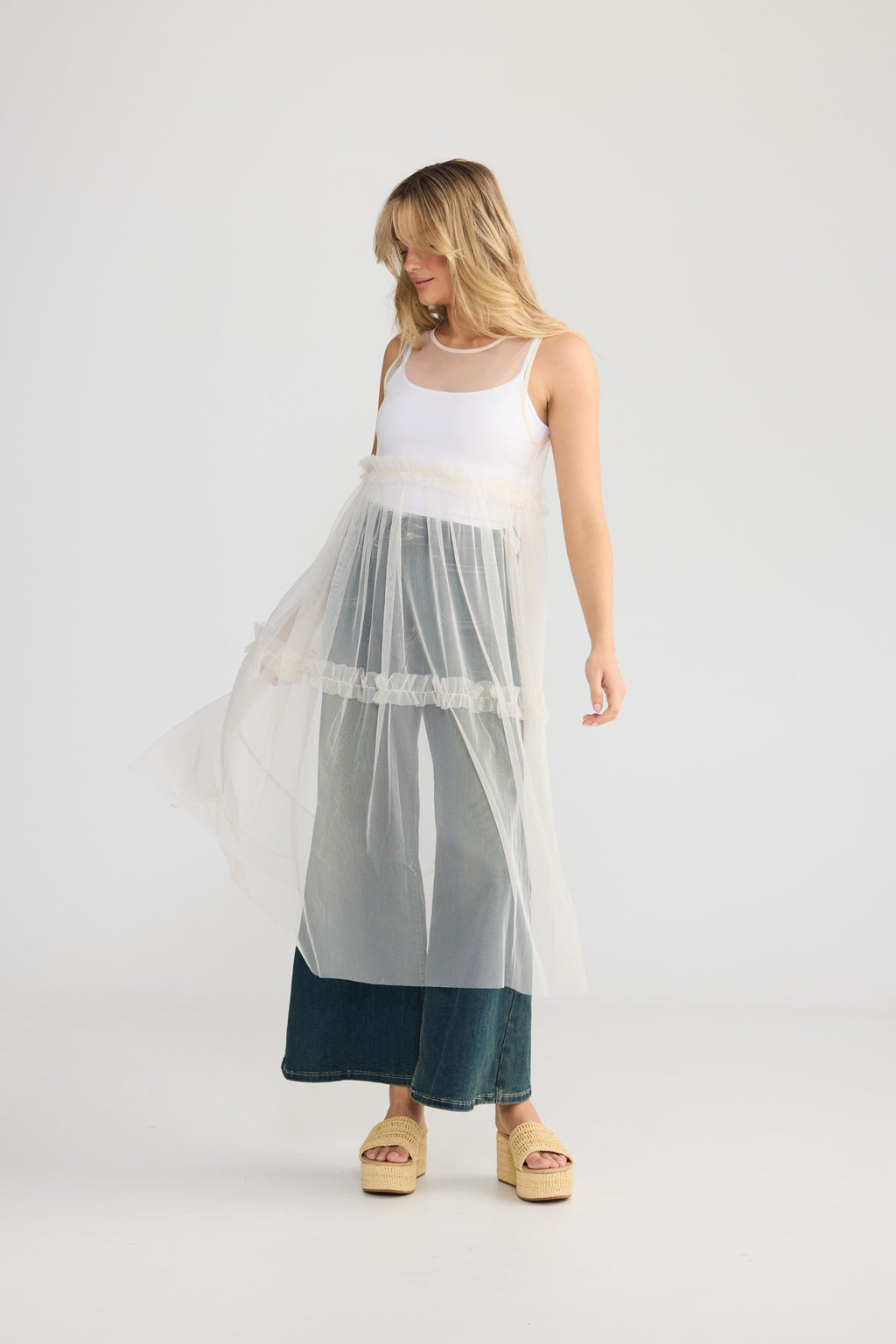 Elina Dress - Off White – view 2