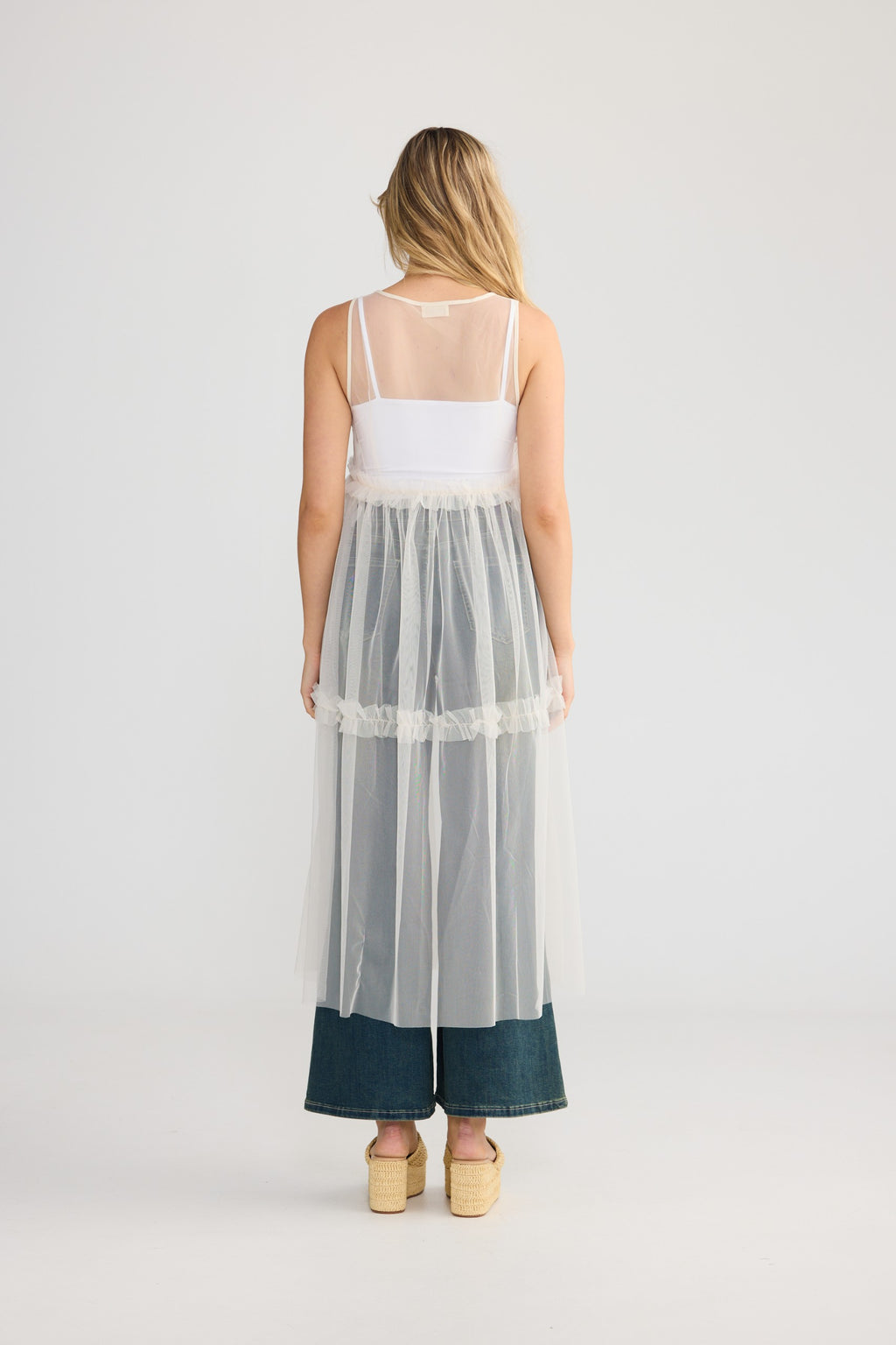 Elina Dress - Off White – view 4