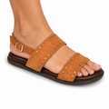Elyse Sandal - Coconut Suede