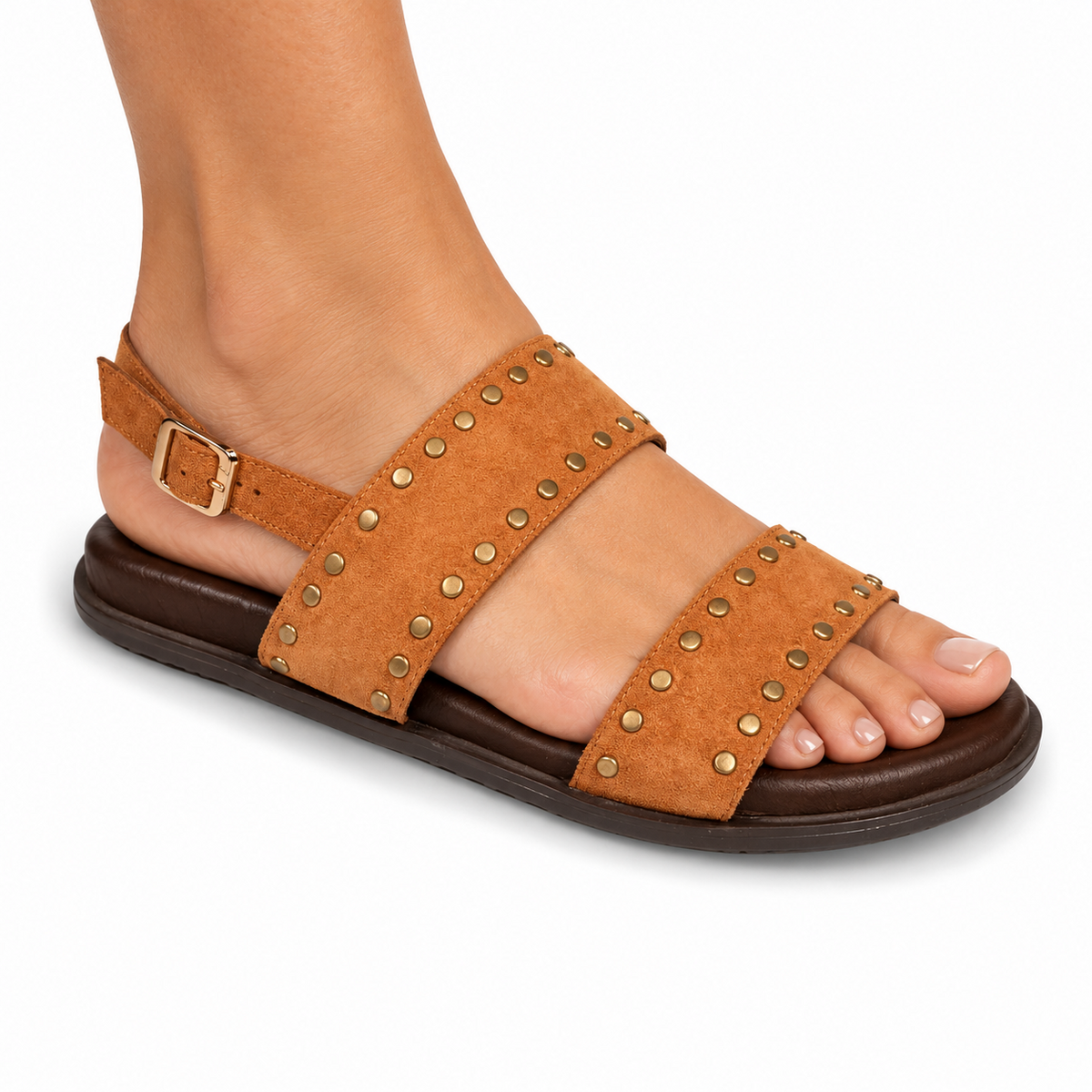 Elyse Sandal - Coconut Suede