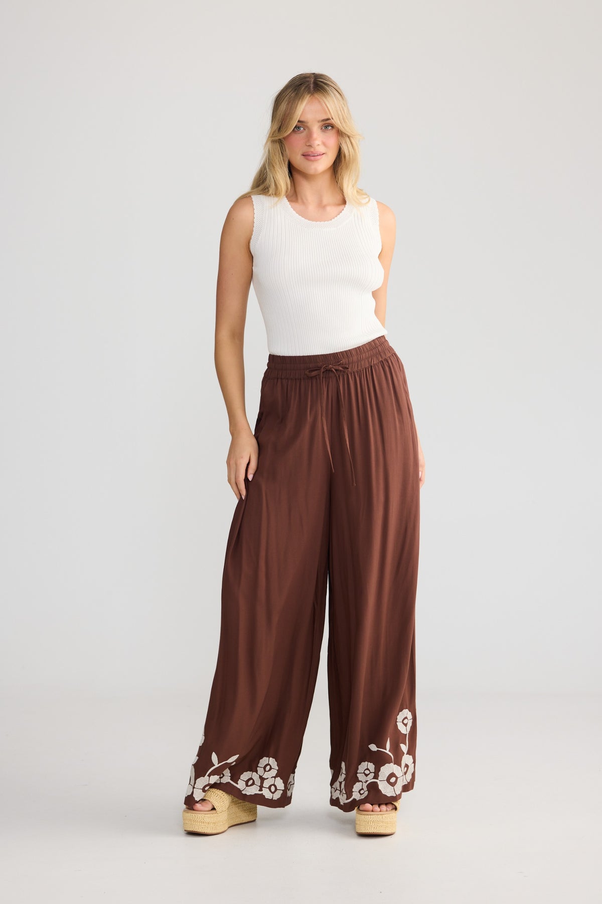 Freedom Pant - Chocolate/Ivory – view 2
