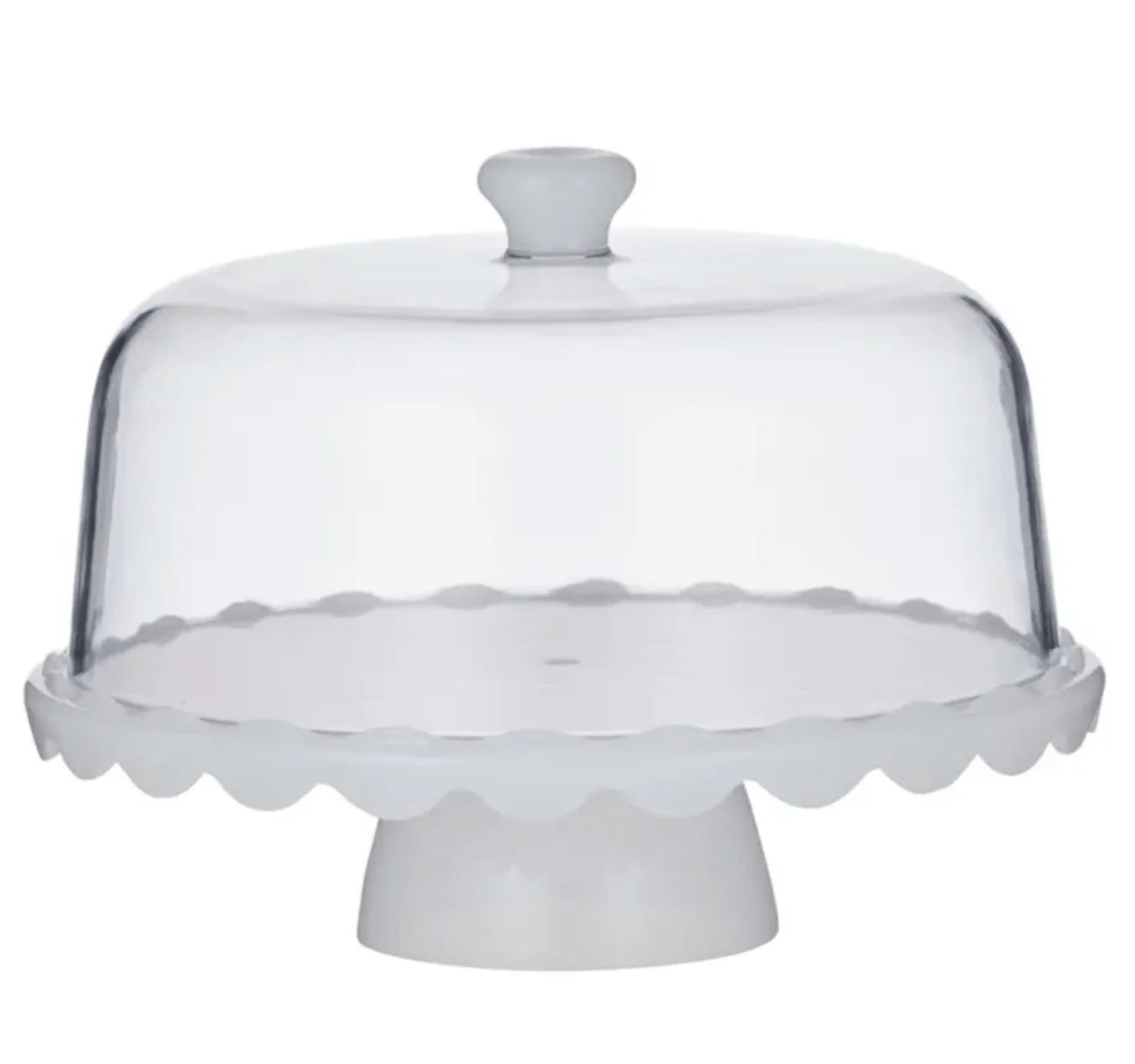 Cibo Acrylic 2 In 1 Server White