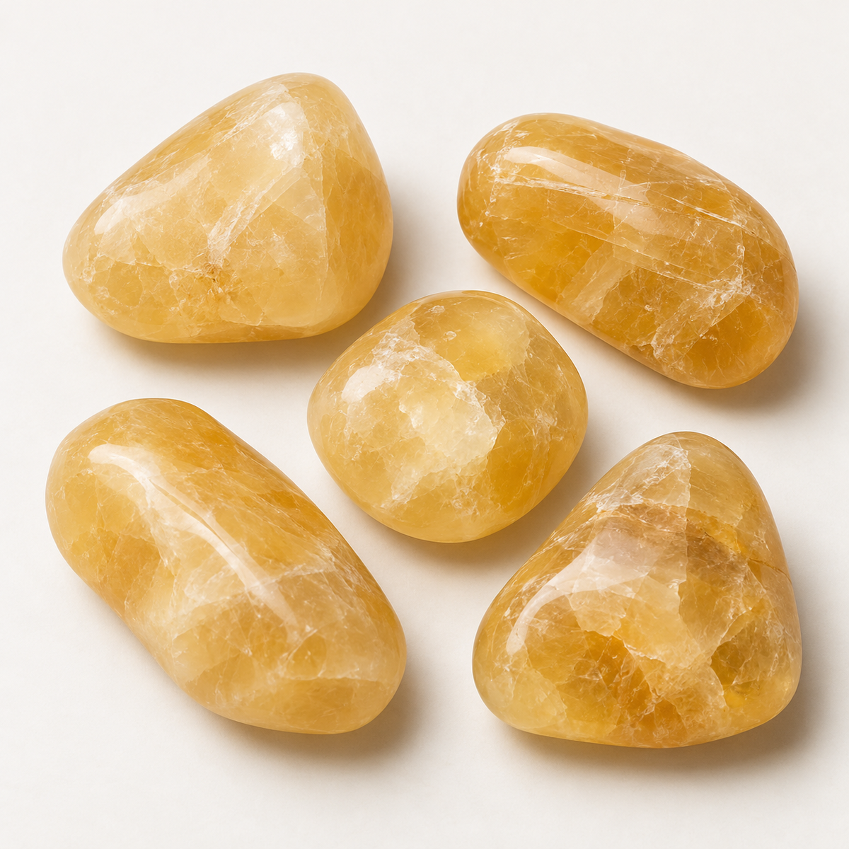 Honey Calcite Tumble
