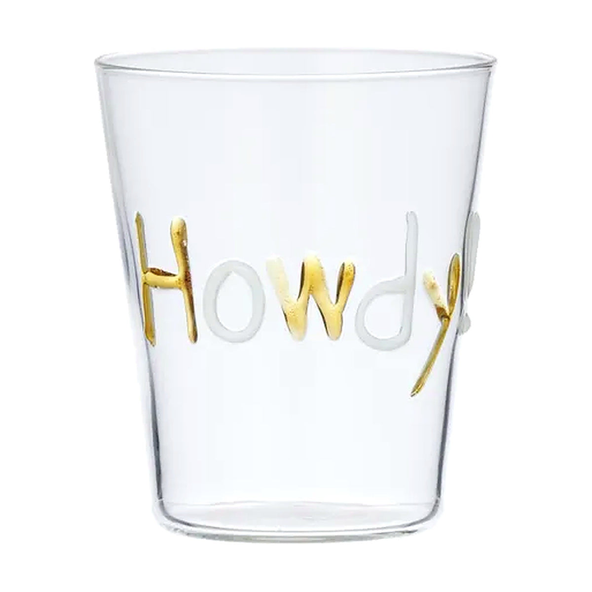Howdy Tumbler - Amber/White