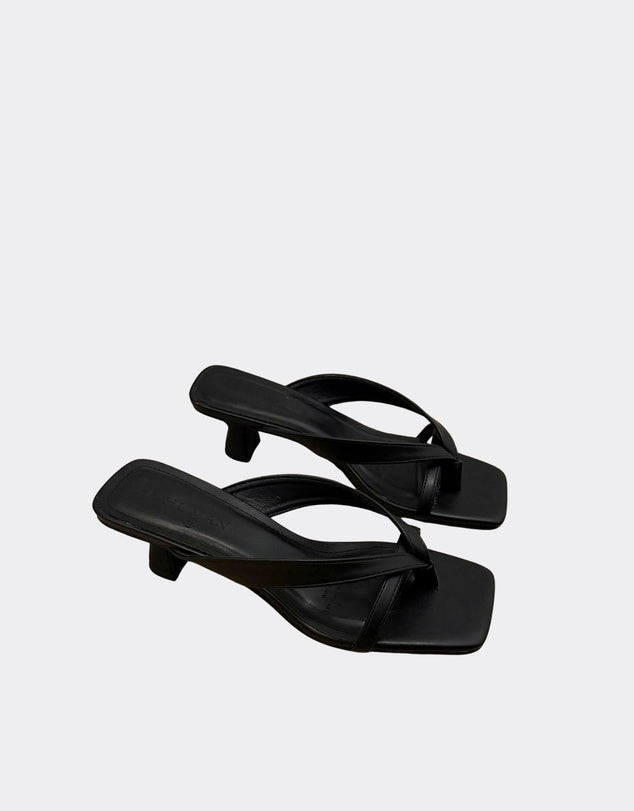 Foxx Kitten Heel - Black