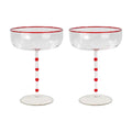 Hudson Coupe Set 2 Clear/Red