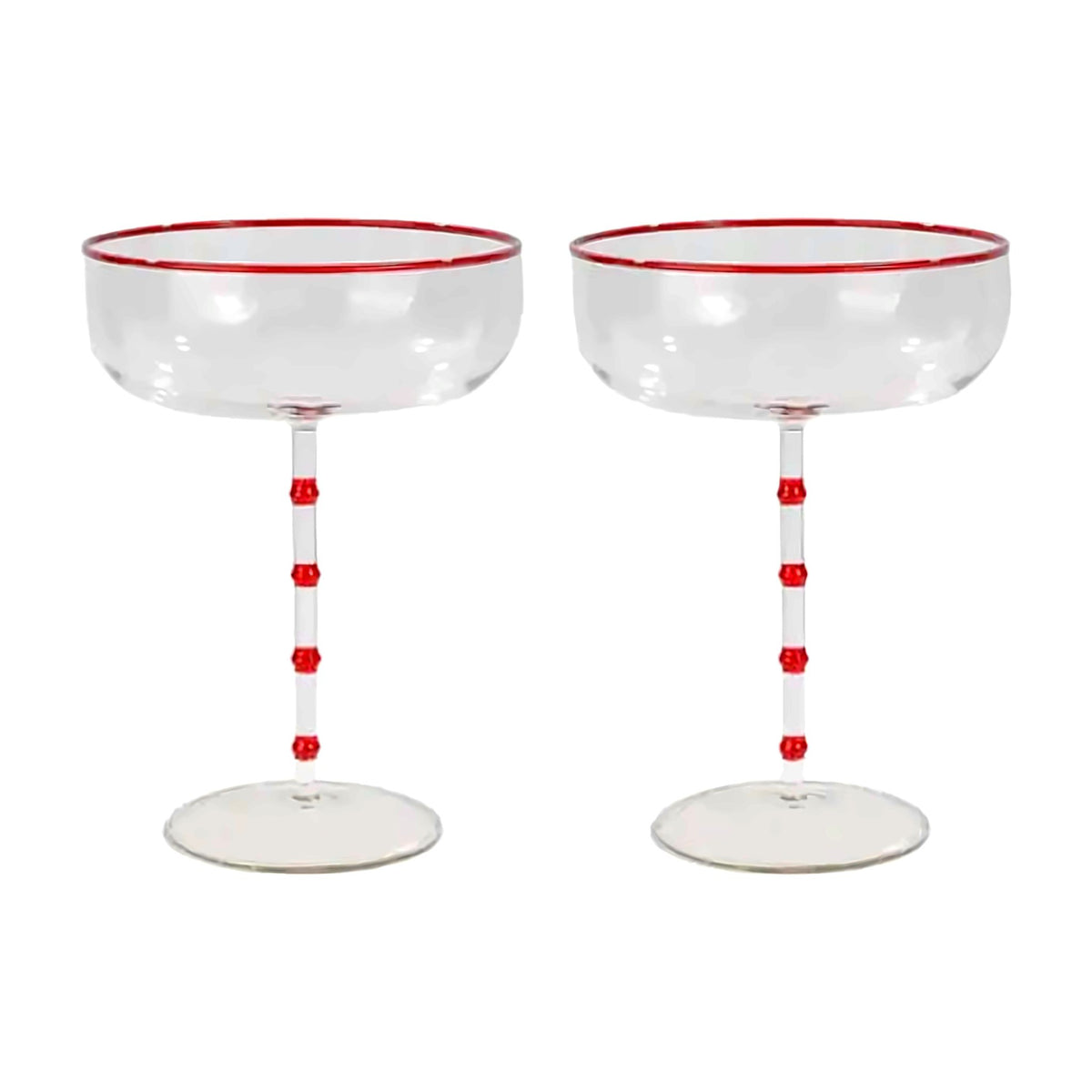 Hudson Coupe Set 2 Clear/Red