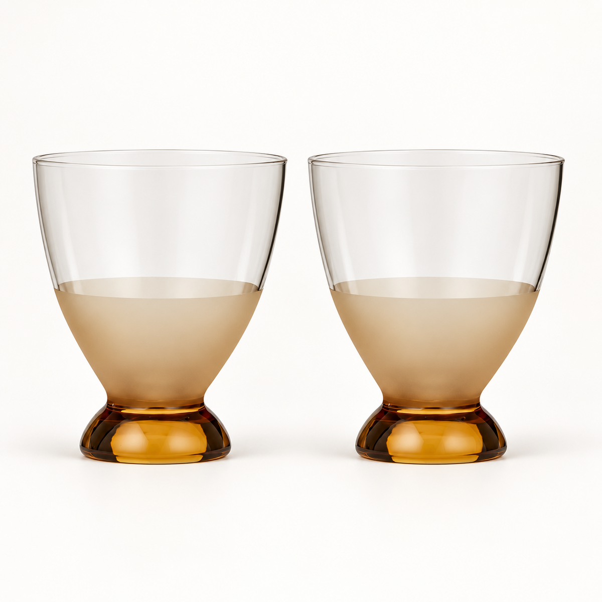 Hudson Set 2 Amber Tumblers