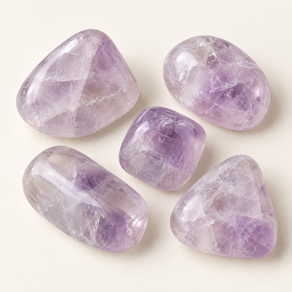 Lavender Fluorite Tumble