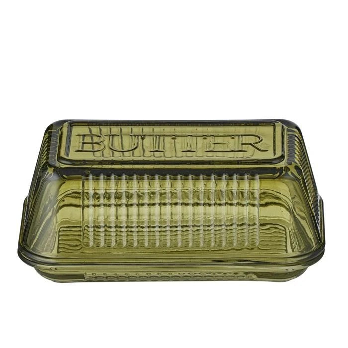 Lia Glass Butter Dish