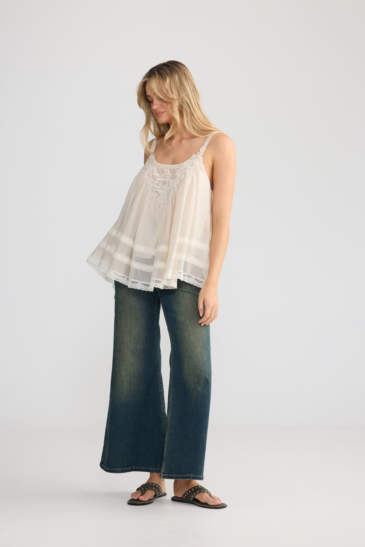 Lilibeth Top - Stone – view 4