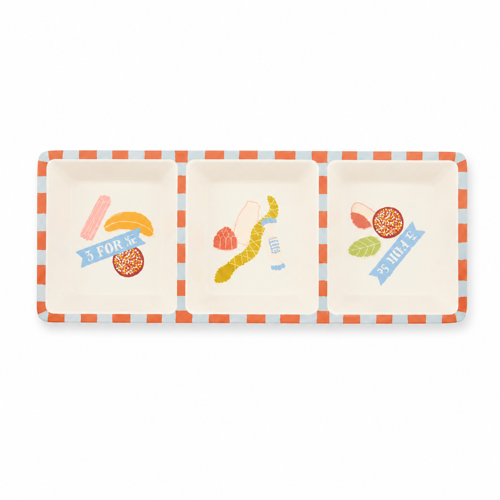Milkbar Bamboo 3 Divided Tray