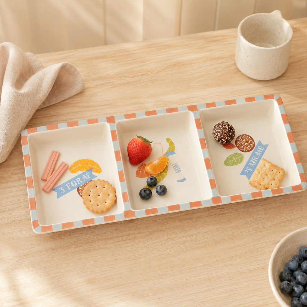 Milkbar Bamboo 3 Divided Tray