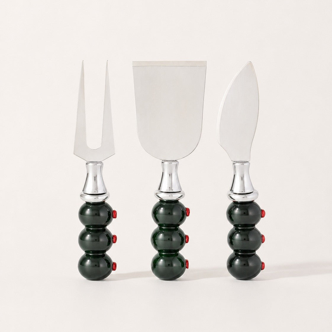 Olive Set 3 S/Steel Cheese Knives