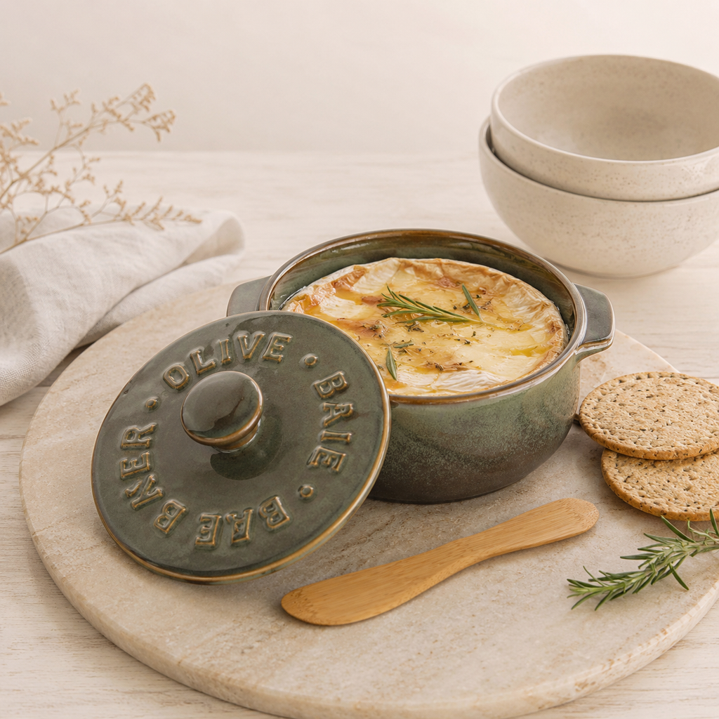 Brie Baker Olive Ceramic