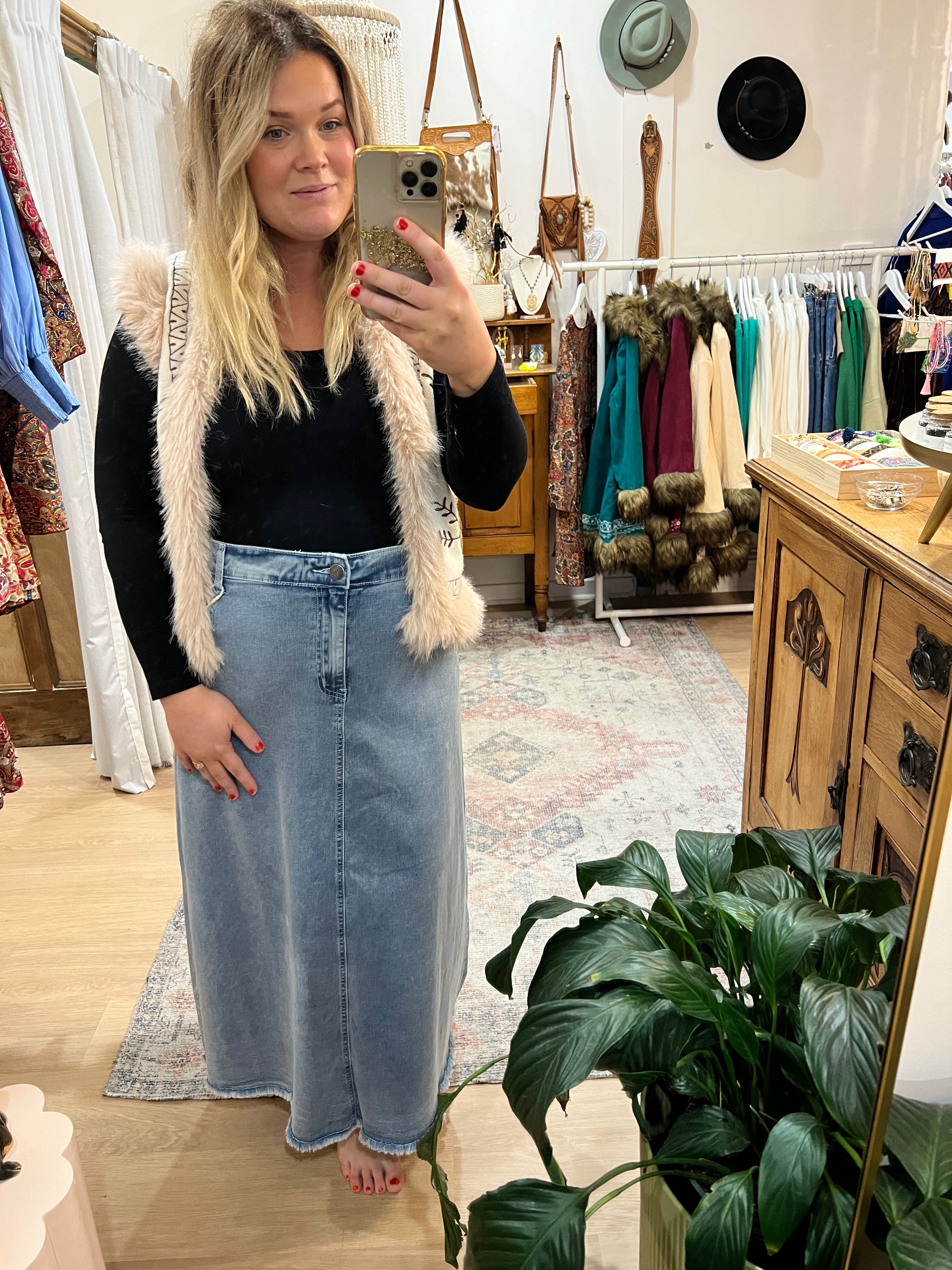Bella Denim Skirt