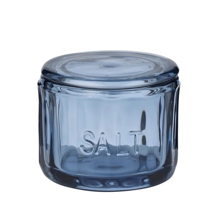 Lia Glass Salt Jar 9.5x8cm
