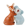 Scott & Charlene S/2 Ceramic S&P 6x8.5cm