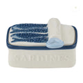 Sardine Ceramic Trinket Box 12x8x4cm