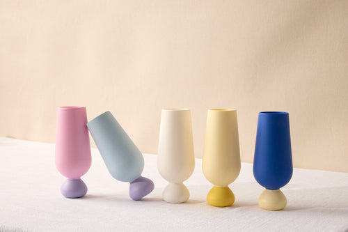 Bubble Champagne Flute Set 2 "3 colourways"