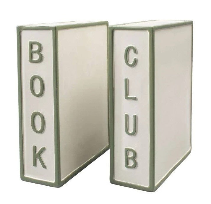 Book Club Resin Bookends