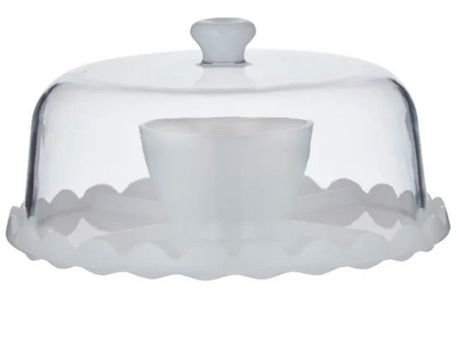Cibo Acrylic 2 In 1 Server White