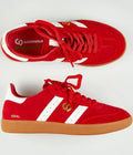Parallel Red Suede Sneaker