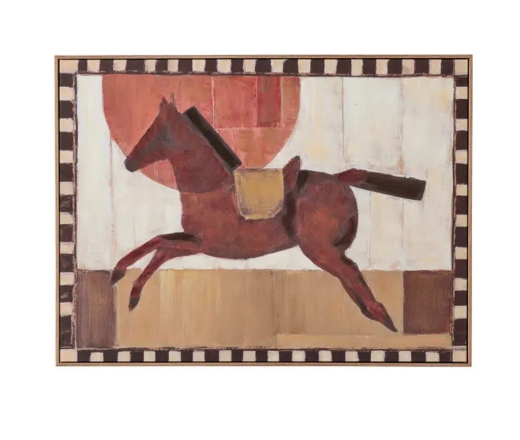 Giddyup Ash Oil Canvas 60x80cm